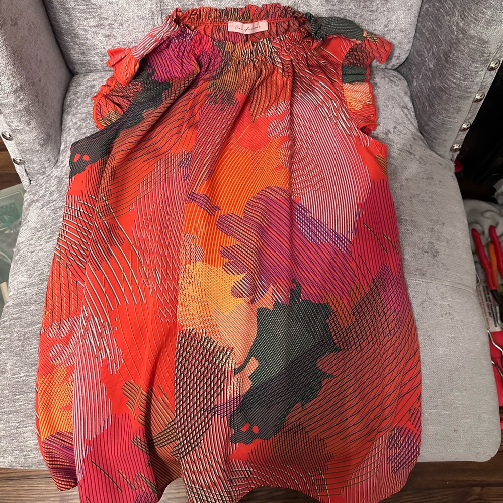 Ces Femme Red Blouse